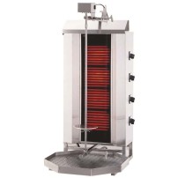 Gyros | opiekacz elektryczny do kebaba | 4 palniki | wsad 60kg KLG231 Resto Quality