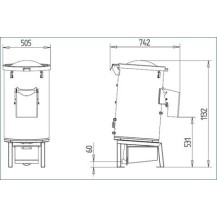 Obieraczka do cebuli | nierdzewna | wsad 30 kg | 1,15 kW | C/E OP30 Resto Quality C/E OP30