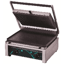 Grill elektryczny kontaktowy panini RN101-B | dolna płyta gładka Resto Quality RN101-B