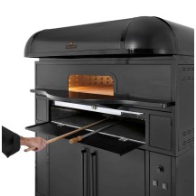 Piec do pizzy neapolitańskiej, elektryczny na podstawie z garownią, pojemność 6 x 35 cm, 1110x1565x1760, Italforni Caruso CA6 Y0