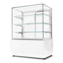 Witryna cukiernicza chłodnicza Dolce Visione Premium 900 | wnętrze ze stali nierdzewnej | 900x690x1300 mm