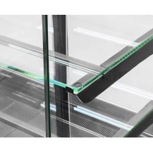 Witryna cukiernicza neutralna Dolce Visione Breve Neutro Premium 900 | wersja obniżona | 900x690x1110+/-10 mm
