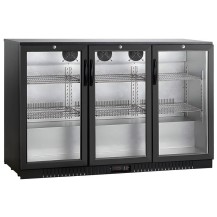 Barowa szafa chłodnicza  | chłodziarka podblatowa RESTO QUALITY RQ-330HC | 3-drzwiowa | drzwi skrzydłowe | 318l