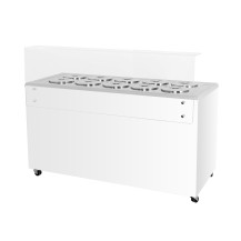 Dystrybutor do lodów | retro | 10 tub | okrągłe kuwety | GELATO POZETTI 10