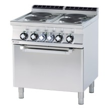 Kuchnia ﻿z piekarnikiem elektryczna, 800x700x900, RM GASTRO CF4 - 78 ET