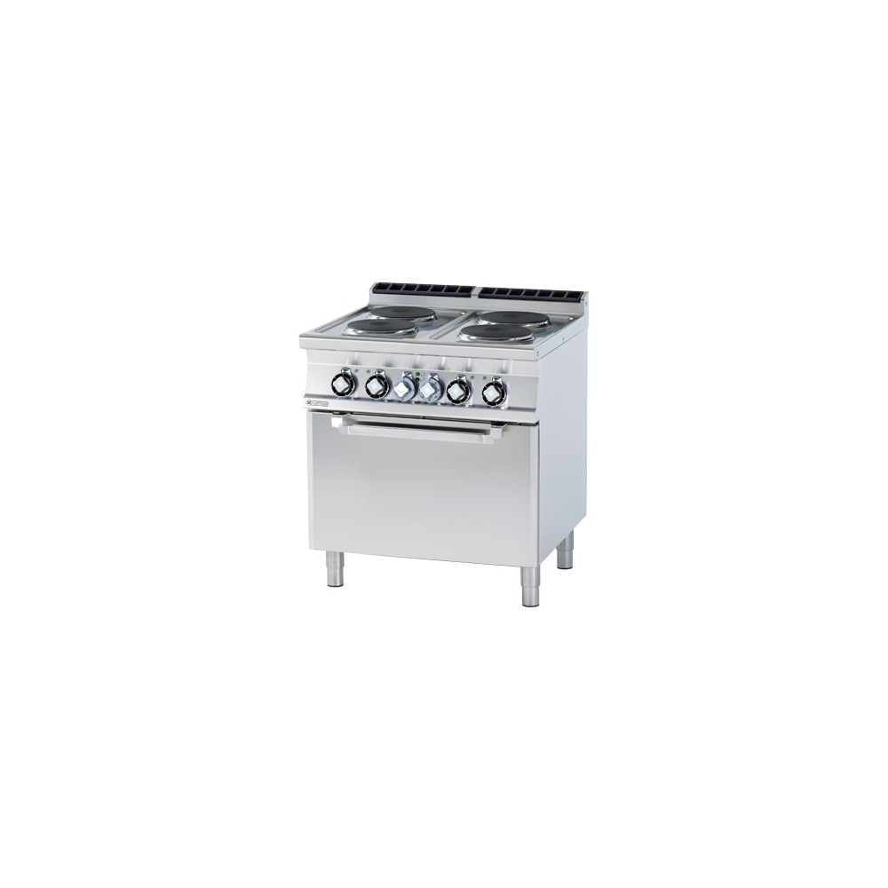 Kuchnia ﻿z piekarnikiem elektryczna, 800x700x900, RM GASTRO CF4 - 78 ET
