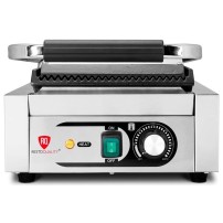 Kontakt grill pojedynczy | ryflowany | Resto Quality | 1,8 kW | RESTO QUALITY RQK811A