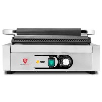 Kontakt grill pojedynczy | ryflowany | Resto Quality | 2,2 kW | RESTO QUALITY RQK812A