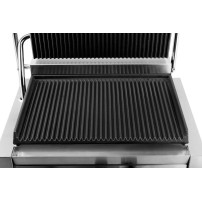 Kontakt grill pojedynczy | ryflowany | Resto Quality | 2,2 kW | RESTO QUALITY RQK812A