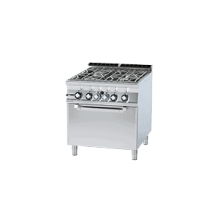 Kuchnia wodna ﻿z piekarnikem gazowa, 800x700x900, RM GASTRO CFA4 - 78 GP
