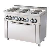 Kuchnia elektryczna z piekarnikiem, 1000x600x900, RM GASTRO CFM6 - 610 ET