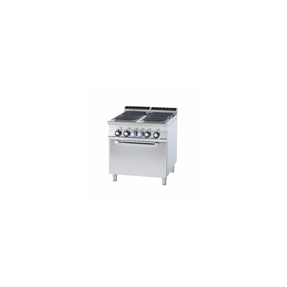 ﻿Kuchnia ﻿z piekarnikiem elektryczna, 800x900x900, RM GASTRO CFQ4 - 98 ET