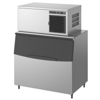 Kostkarka do lodu Hoshizaki RESTO QUALITY IM-240DNE-HC-C | 190 kg/24h | chłodzona powietrzem | kostka cylinder | Ø 37x45 mm