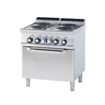 Kuchnia ﻿z piekarnikiem elektryczna, 800x900x900, RM GASTRO CFV4 - 98 ET