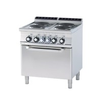 Kuchnia ﻿z piekarnikiem elektryczna, 800x900x900, RM GASTRO CFV4 - 98 ET
