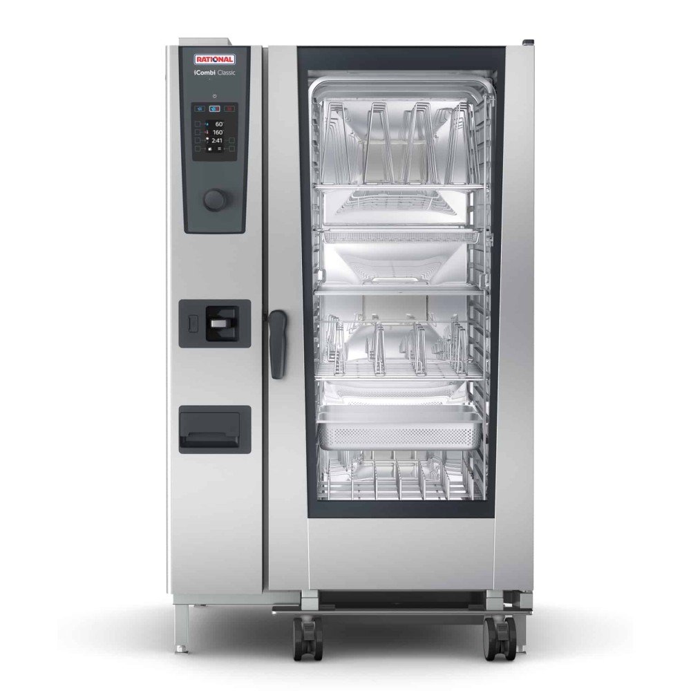 Piec konwekcyjno-parowy gazowy 20 x 2/1 GN, 1082x1117x1807, Rational iCombi Classic 20-2/1