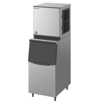 Kostkarka do lodu Hoshizaki RESTO QUALITY KMD-210ABE-HC | 210 kg/24h | chłodzona powietrzem | kostka półksiężyc | 38x29x13 mm