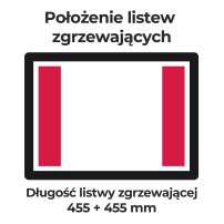 Pakowarka próżniowa komorowa iSENSOR L | nastawna | listwa 455 + 455 mm | pompa busch 20 m3/h | 1,5 kW | TIL2B2E2