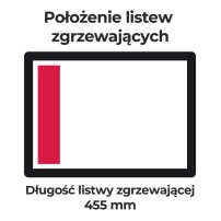 Pakowarka próżniowa komorowa iSENSOR L | nastawna | listwa 455 mm | pompa becker 20 m3/h | 1,2 kW | gaz obojętny | TIL2K1G2
