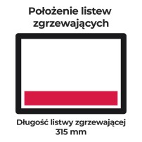 Pakowarka próżniowa komorowa iSENSOR S | nastawna | listwa 315 mm | pompa BECKER 8 m3/h | 0,96 kW | 388x546x389 mm | TIS8K1E2