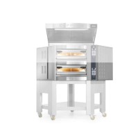 Piec do pizzy narożny 1 komorowy na podstawie 5 x 350mm Cuppone Caravaggio CR535/1CD