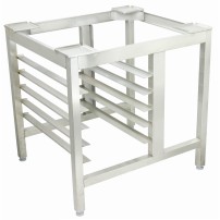 Podstawa pod piec konwekcyjny M04NEGNV | z prowadnicami na tace| RESTO QUALITY PPM04