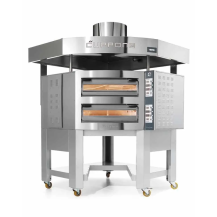 Piec do pizzy 2 komorowy narożny na podstawie 2 x 5 x 350mm Cuppone Caravaggio CR535/2CD