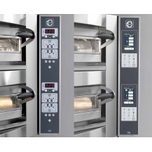 Piec do pizzy narożny 1 komorowy na podstawie 8 x 350mm Cuppone Caravaggio CR835/1CD