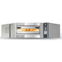 Piec do pizzy 1 komorowy narożny na podstawie 8 x 350mm Cuppone Caravaggio CR835/1TS