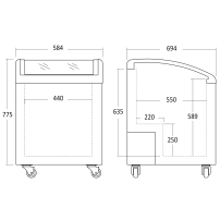 Zamrażarka skrzyniowa RESTO QUALITY IC155D |  137 l