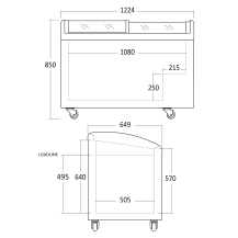 Zamrażarka skrzyniowa RESTO QUALITY IC352D |  330 l
