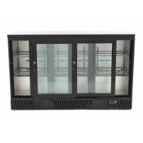 Barowa szafa chłodnicza | chłodziarka podblatowa | 3-drzwiowa | drzwi przesuwne | 341 l | RQ-330SCM