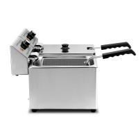 Frytownica elektryczna RQF8LV2, podwójna, 2x 8 l, 2x 3 kW, Resto Quality RQF8L2