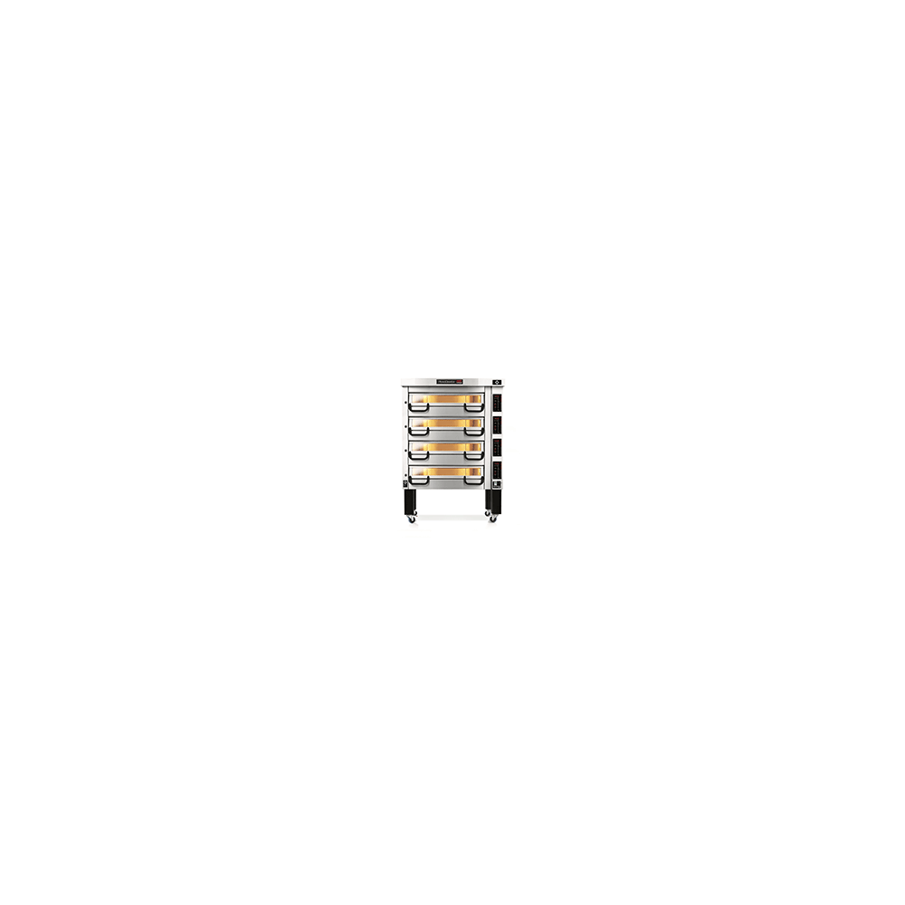 Piec do pizzy 4-komorowy sterowany elektronicznie