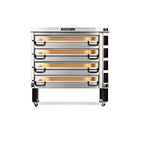 Piec do pizzy 4-komorowy sterowany elektronicznie