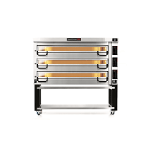 Piec do pizzy 3-komorowy sterowany elektronicznie