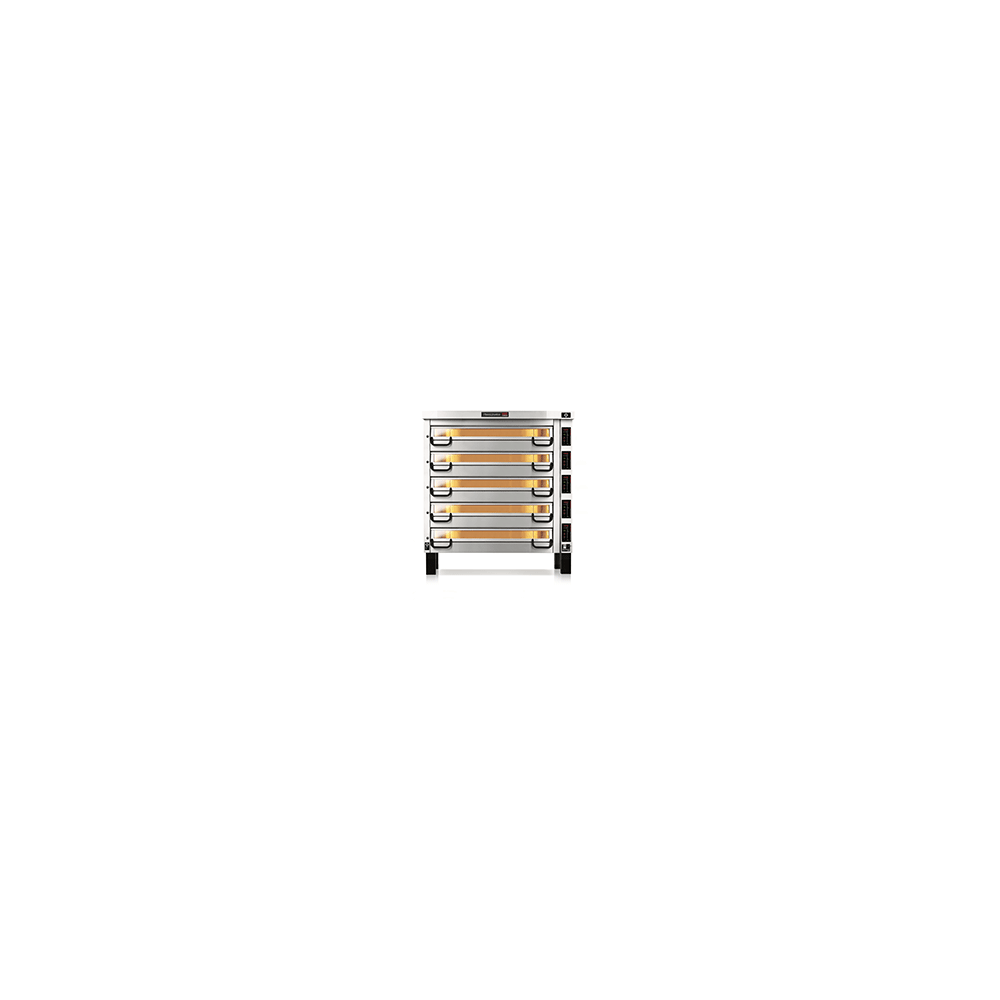 Piec do pizzy 5-komorowy sterowany elektronicznie