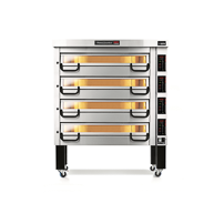 Piec do pizzy 4-komorowy sterowany elektronicznie