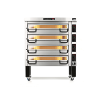 Piec do pizzy 4-komorowy sterowany elektronicznie