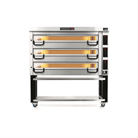Piec do pizzy 3-komorowy sterowany elektronicznie