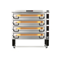Piec do pizzy 4-komorowy sterowany elektronicznie