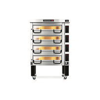 Piec do pizzy 4-komorowy sterowany elektronicznie