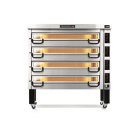 Piec do pizzy 4-komorowy sterowany elektronicznie
