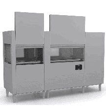 Zmywarka tunelowa KRUPPS EVOLUTION LINE | moduły mycia wstępnego, płukania końcowego, suszenia | EVO401 Resto Quality EVO401