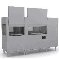Zmywarka tunelowa KRUPPS EVOLUTION LINE | moduły mycia wstępnego, płukania końcowego, suszenia | EVO401 Resto Quality EVO401