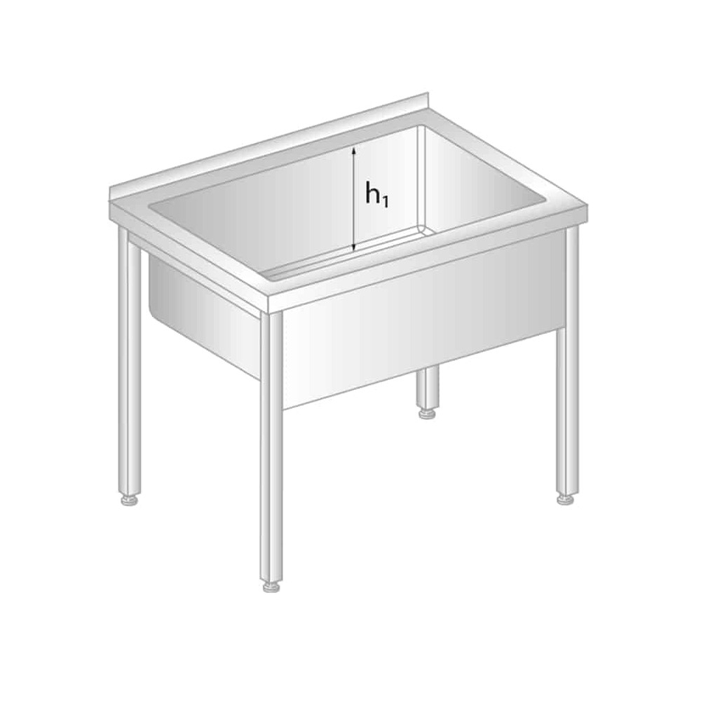 STÓŁ Z BASENEM  900x700x850 Dora-Metal DM-3235 h1=400