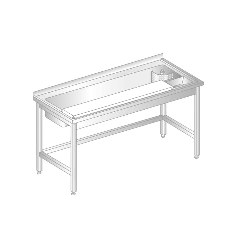 STÓŁ DO OBRÓBKI PRODUKTÓW 1200x700x850 Dora-Metal DM-3237