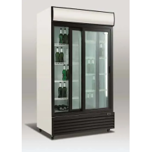 Szafa chłodnicza przeszklona RQ1100SL | 1000l | drzwi przesuwne (SD1001SL) Resto Quality RQ1100SL