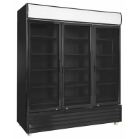 Szafa chłodnicza przeszklona RQ1500H-BLACK| 1600l Resto Quality RQ1500H-BLACK