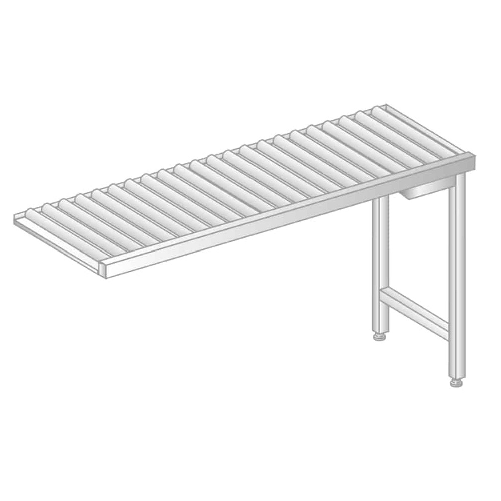 STÓŁ WYŁADOWCZY ROLKOWY DO ZMYWAREK 1200x634x850 Dora-Metal DM-3277